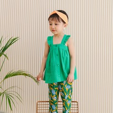 여아민소매블라우스