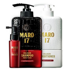 네이처랩 마로17 토탈케어 퍼펙트워시 샴푸 350ml + 콜라겐 컨디셔너 350ml + 에센스 50ml, 1세트