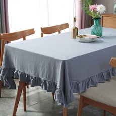 프릴식탁보