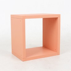 큐빅스 플러스 컬러 공간박스 1단, 핑크
