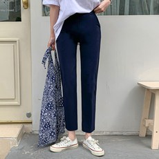요즘에 여성용 아이스 쿨링 슬림일자 빅사이즈 밴딩 팬츠