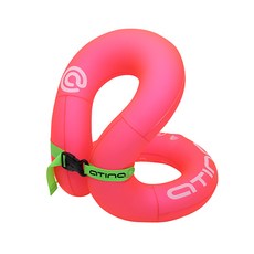 아티나 아동용 넥베스트 수영보조용품 15kg, 핑크