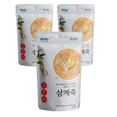 돌로키친 반려동물 명작 삼계죽 3p, 120g