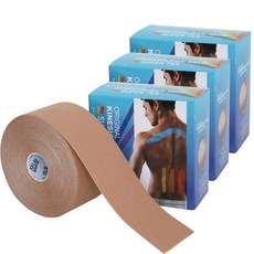 Nassara Supertex Kinesiology 運動膠帶大容量 3p, 淺褐色的