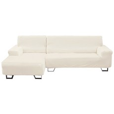 리빙모어 포시즌 카우치 쇼파커버 좌형, 크림