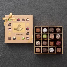 고디바 큐브 트뤼프 초콜릿 16p, 179g, 1세트
