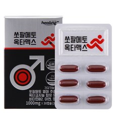 힐링 쏘팔메토 옥타맥스, 30개입, 1개