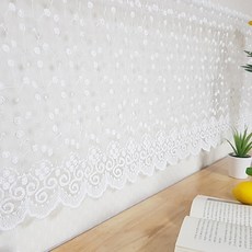 레이스 포인트 주방 발란스, 꽃송이 레이스 화이트