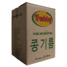 트레드키 업소용 퓨어 대두 콩기름, 1개, 18L