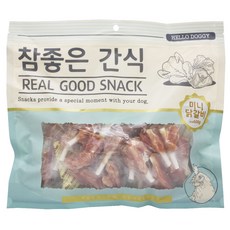 참좋은간식 헬로도기 강아지 간식 600g, 미니닭갈비, 1개