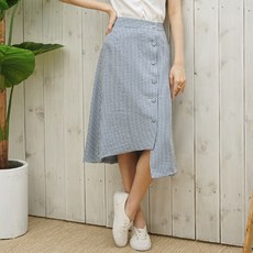 바이바이섭 TO2 LINEN MIDI 스커트