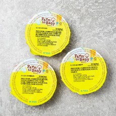 팜투베이비 중기 이유식 7~8개월 B세트, 160g, 3팩