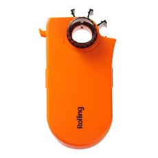 골드브랜치 롤링 테이프커터 디스팬서 120 x 60 x 20 mm, 오렌지, 1개