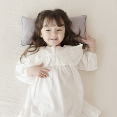 아띠블랑 메밀편백 아기태열베개, 라이트그레이, 1개