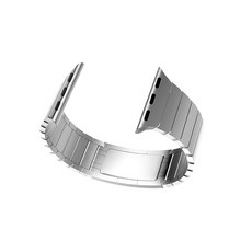 비쉐르 애플워치 3/4/5 나비롱스퀘어 메탈 밴드 (42/44mm 호환 가능), 실버, 1개