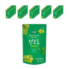 자연생각 청포도 아이스티, 190ml, 50개