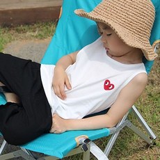 소년마켓 아동용 하트 컬러 나시