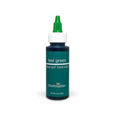 셰프마스터 리쿠아젤 식용색소 티얼 그린, 65g, 1개