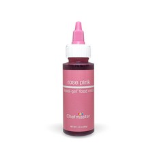 셰프마스터 리쿠아젤 식용색소 로즈 핑크, 65g, 1개