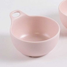 칠린 멜라민웨어 핸들볼, 핑크, 1개