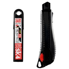 어씨스트 컷터칼 48G-L1 + 칼날 L-100A 10p, 혼합색상, 1세트