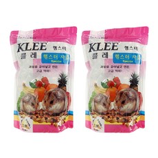 핑퐁 클레 햄스터 사료, 750g, 2개