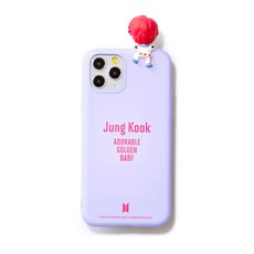 BTS 캐릭터 피규어 컬러 젤리 휴대폰 케이스 별명