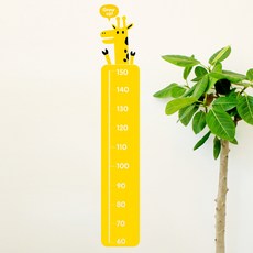투페이지 기린 키재기 스티커 P152D, 혼합색상