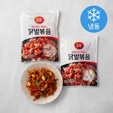 올품 매콤하고 뼈없는 닭발볶음 300g x 2p + 소스 100g x 2p (냉동), 1세트