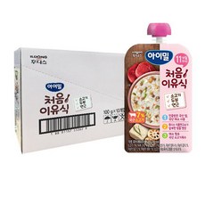 아이밀 처음이유식 100g, 소고기 + 두부 + 연근 혼합맛, 10개
