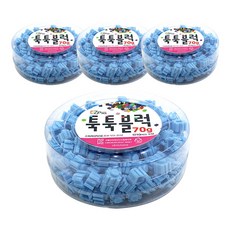 이지피아 툭툭블럭 70g x 4p, 하늘