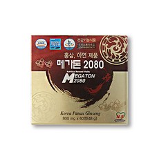 yuyu HealthCare Megaton 2080 紅參提取物棒, 1盒, 48g
