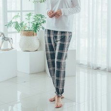 도씨 여성용 피치기모 9부 잠옷 바지