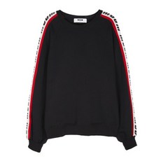 MSGM 로고 여성 맨투맨