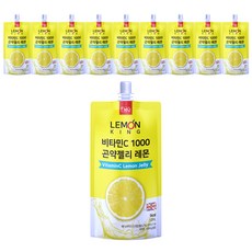 레몬킹 비타민C 1000 곤약젤리 레몬, 130ml, 10개