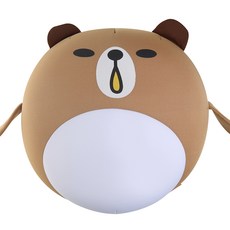 단추형비즈목베개