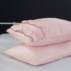 지베딩 에바 모달 마이크로화이바 베개 2p, 핑크, 2개