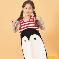 유니프랜드 아동용 펭귄 오가닉 수면조끼