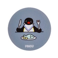 핑구 캐릭터 뉴트로 이지그립 톡톡 스마트톡 핸드폰 거치대, 청록, 1개
