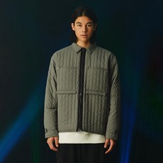 일꼬르소 남성용 Dupont 집업 패딩 셔켓
