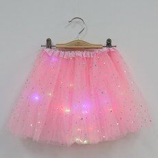 로로샤 여아용 반짝 LED 스커트