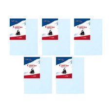 아트메이트 캔버스 컬러 F형 블루 5p, 면천