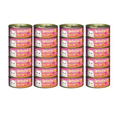 아타스캣 고양이캔 80g, 참치 + 오징어 혼합맛, 24개