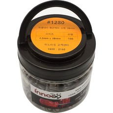 이노공구 둥근머리 스텐 직결나사 4.2 x 38 mm 1280, 1개