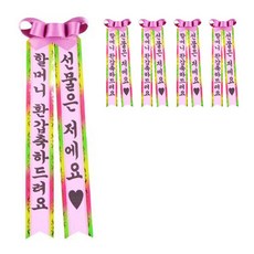 필레오 인간화환 소형, 할머니 환갑축하드려요 선물은 저에요, 5개