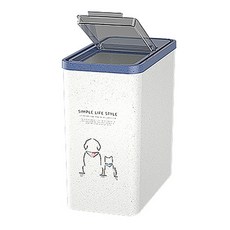管家必備單品衛生矽藻土調濕飼料貓砂盒沙子收納箱, 藍色