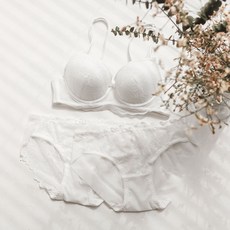 글램공감 레베카 와이어 브라 + 햄라인 팬티 + 레이스 팬티 세트