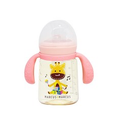 마커스앤마커스 2in1 빨대컵, 핑크, 1개