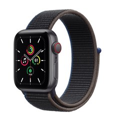 Apple 2020년 Watch SE GPS + Cellular 40mm, Space Gray Aluminium(Case), Charcoal(Sport Loop)