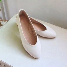 벨라노이 초경량 발편한 브이라인 심플 플랫슈즈 1cm